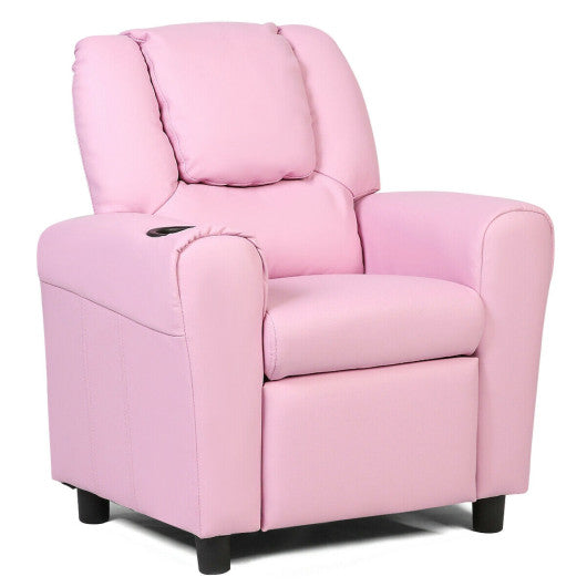 Kids Recliner Armchair Sofa-Pink