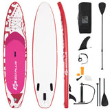 10.6 Feet Inflatable Adjustable Paddle Board with Carry Bag