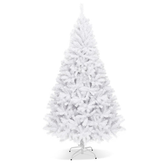 6' / 7.5' / 9' Hinged Artificial Christmas Tree with Metal Stand-7.5 ft