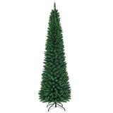 PVC Artificial Slim Pencil Christmas Tree-8 Feet