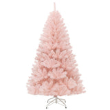 6/7 Feet Artificial Christmas Tree Hinged Full Fir Tree-6 Feet