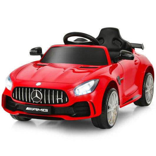 12V Licensed Mercedes Benz Kids Ride-On Car with Remote Control-Red