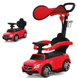 3-in-1 Mercedes Benz Ride-on Toddler Sliding Car-Red