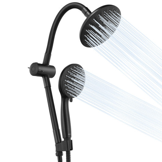 High Pressure Combo Handheld Shower Head-Black