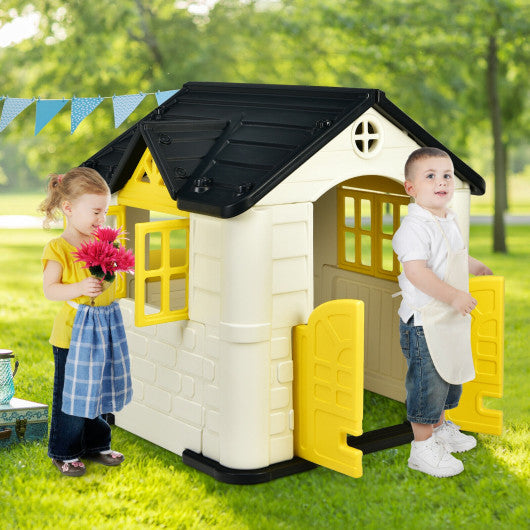 Kid's Playhouse Pretend Toy House For Boys and Girls 7 Pieces Toy Set- –  Aiden's Corner
