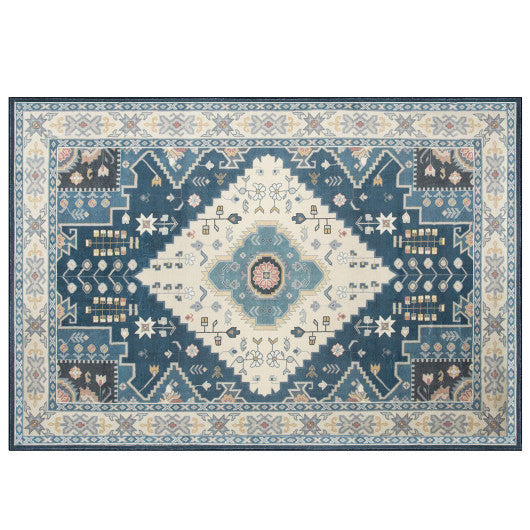 Faux Wool Fabric Area Rugs Doormat-M