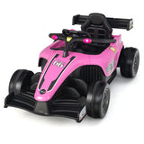 12V Kids Ride on Electric Formula Racing Car with Remote Control-Pink