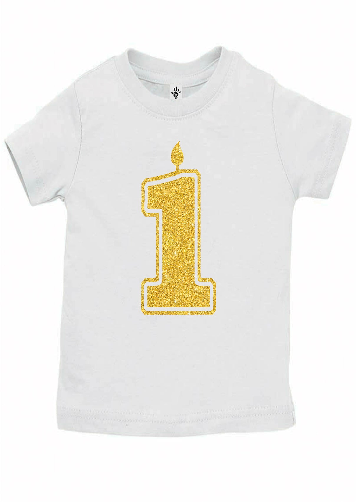 1 Gold First Birthday Shirts - Aiden's Corner