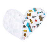 Baby Burp Cloth and Wraparound Bib (Philadelphia Baby) by Little Hometown