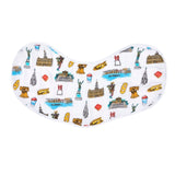 Baby Burp Cloth and Wraparound Bib (Philadelphia Baby) by Little Hometown