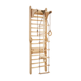 Wooden Swedish Wall / Climbing ladder for Children + Swing Set