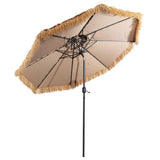 10 Feet Hawaiian Style Thatched Tiki Patio Umbrella for Beach and Poolside