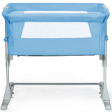 Travel Portable Baby Bed Side Sleeper  Bassinet Crib with Carrying Bag-Blue