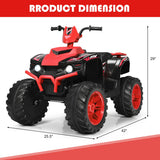 12V Kids 4-Wheeler ATV Quad Ride On Car -Red