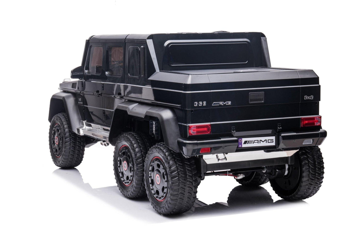 24V 6x6 Mercedes Benz G63 6 Wheels 1 Seater Ride on Car with Parental Remote Control for 3-8 Years - Dti Direct USA