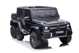 24V 6x6 Mercedes Benz G63 6 Wheels 1 Seater Ride on Car with Parental Remote Control for 3-8 Years - Dti Direct USA