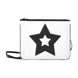 Bulky Star, White Slim Clutch Bag by Stardust