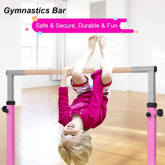 Adjustable Gymnastics Horizontal Bar for Kids