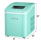 Portable Countertop Ice Maker Machine with Scoop-Green