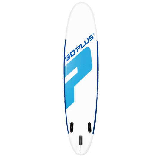 11 Feet Inflatable Stand Up Paddle Board with Aluminum Paddle-Blue