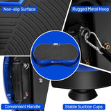 3D Vibration Plate Fitness Machine with Remote Control-Blue