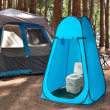 Portable Pop Up Privacy Shower Toilet Changing Room Camping Hiking Tent-Blue