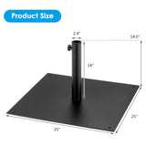 40 lbs Square Umbrella Base Stand with for Backyard Patio