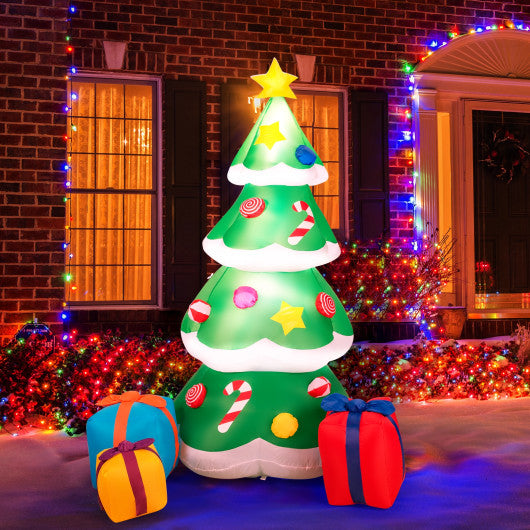 Inflatable Christmas Tree with 3 Gift Wrapped Boxes