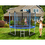 Outdoor Trampoline with Safety Closure Net-10 ft