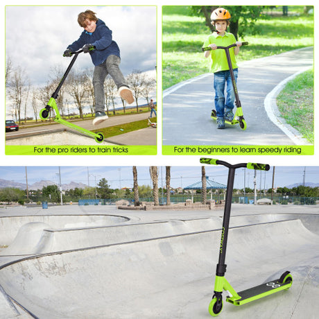 Pro Scooter Stunt Scooters with HIC Compression System for Kids-Green