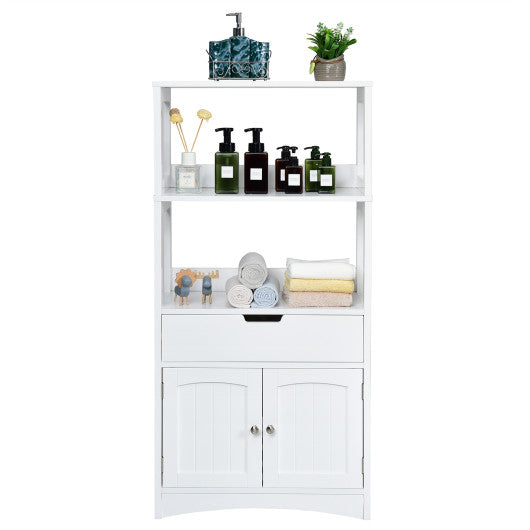 Bathroom Storage Cabinet with Drawer and Shelf Floor Cabinet