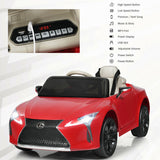 Kids Ride Lexus LC500 Licensed Remote Control Electric Vehicle-Red