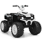 12V Kids 4-Wheeler ATV Quad Ride On Car -White