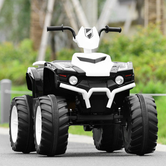 12V Kids 4-Wheeler ATV Quad Ride On Car -White