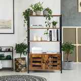 Industrial Storage Shelf with 2 Shutter Doors