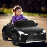 Kids Ride Lexus LC500 Licensed Remote Control Electric Vehicle-Black