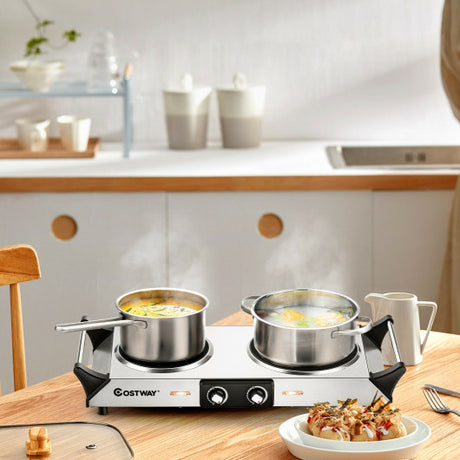 Ceramic Infrared Stove with Temperature Control and Insulated Handles