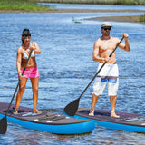 11 Feet Inflatable Stand Up Paddle Board Surfboard with Bag Aluminum Paddle Pump-L