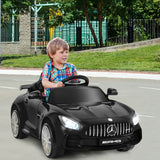 12V Licensed Mercedes Benz Kids Ride-On Car with Remote Control-Black