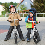 Aluminum Adjustable No Pedal Balance Bike for Kids-Black