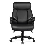 Big & Tall 400lb PU Leather Massage Office Chair-Black