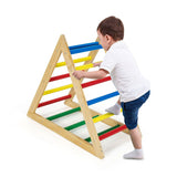 Climbing Triangle Ladder with 3 Levels for Kids-Multicolor