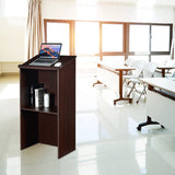 Wooden Floor Standing Podium Speaking Lectern