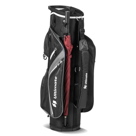 Golf Cart Bag with 14 Way Top Dividers-Gray