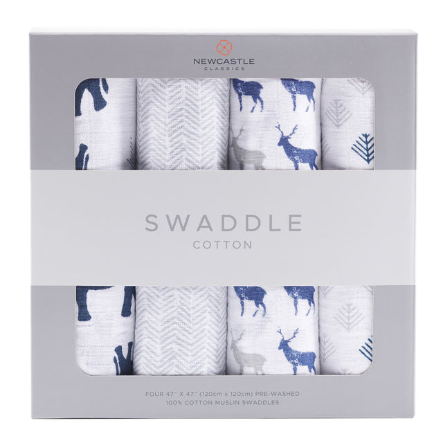 In the Wild Swaddle Blanket Four Pack - Aiden's Corner Baby & Toddler Clothes, Toys, Teethers, Feeding and Accesories