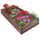 Elevated Wooden Garden Planter Box Bed Kit