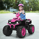 12V Kids 4-Wheeler ATV Quad Ride On Car -Pink