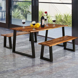 Rectangular Acacia Wood Dining Table