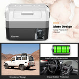 58 Quart Portable Electric Camping Car Cooler