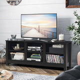 60 Inch  Entertainment TV Stand Cabinet-Black